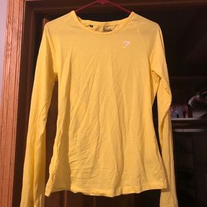 Gymshark - open cross back long sleeve -